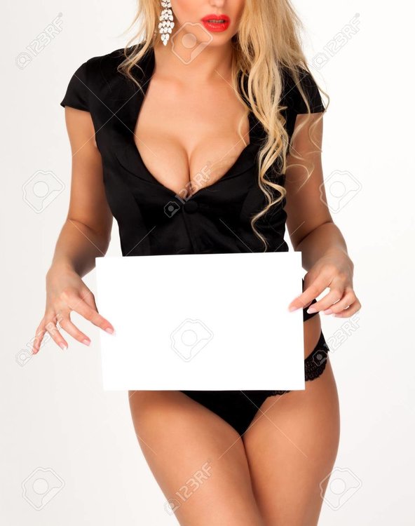 93699177-sexy-woman-holding-two-blank-paper-sheets-with-a-place-for-information.jpg